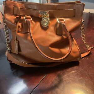 Michael Kors all leather handbag